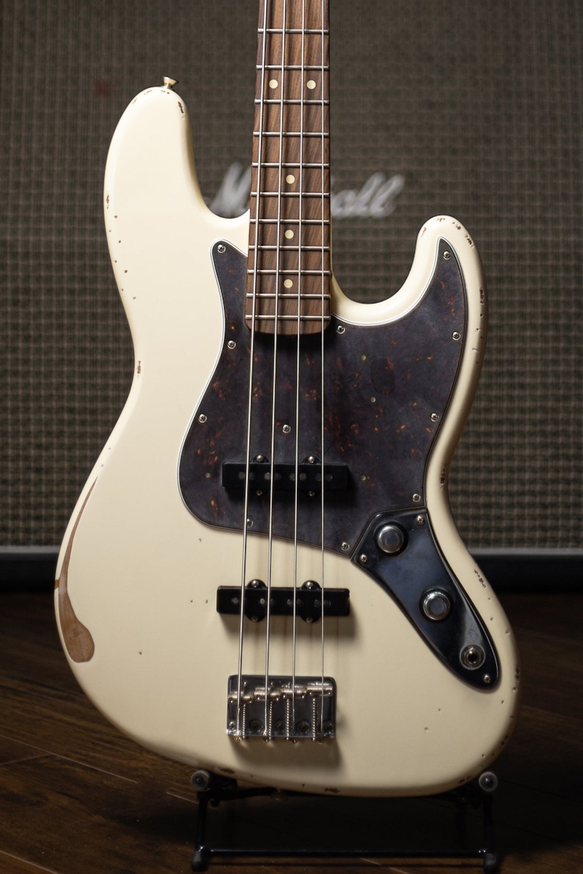 Fender 60th Anniversary Road Worn Jazz Bass - Olympic White