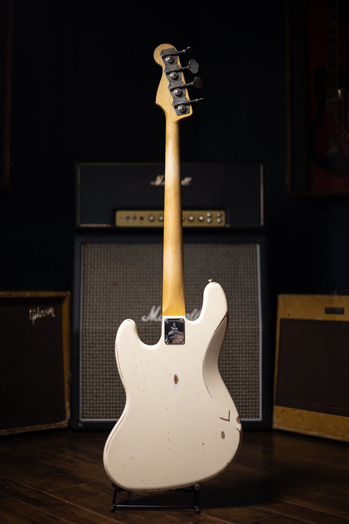 Fender 60th Anniversary Road Worn Jazz Bass - Olympic White
