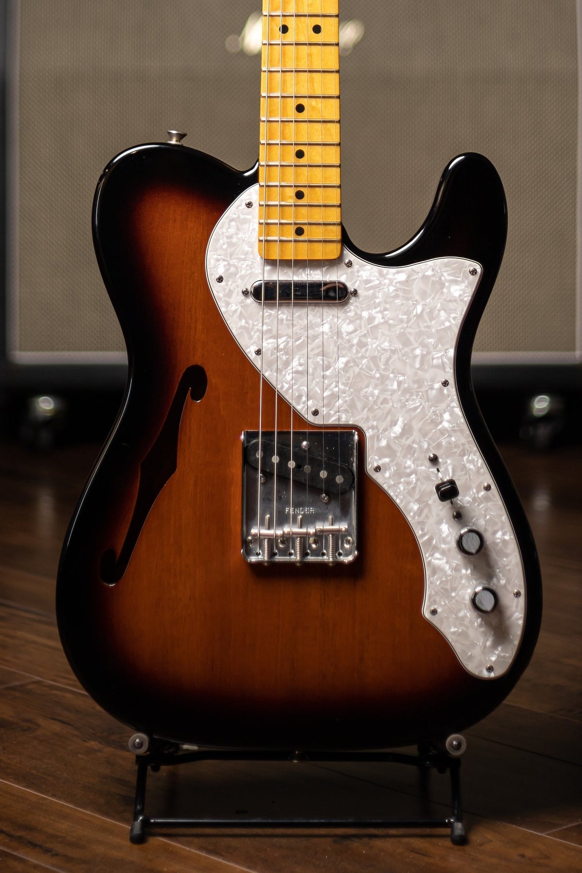 2014 Fender American Vintage ’69 Thinline Telecaster Electric Guitar - Sunburst