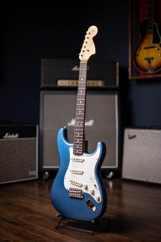 Fender Custom Shop '66 Stratocaster Deluxe Closet Classic Electric Guitar - Aged Lake Placid Blue