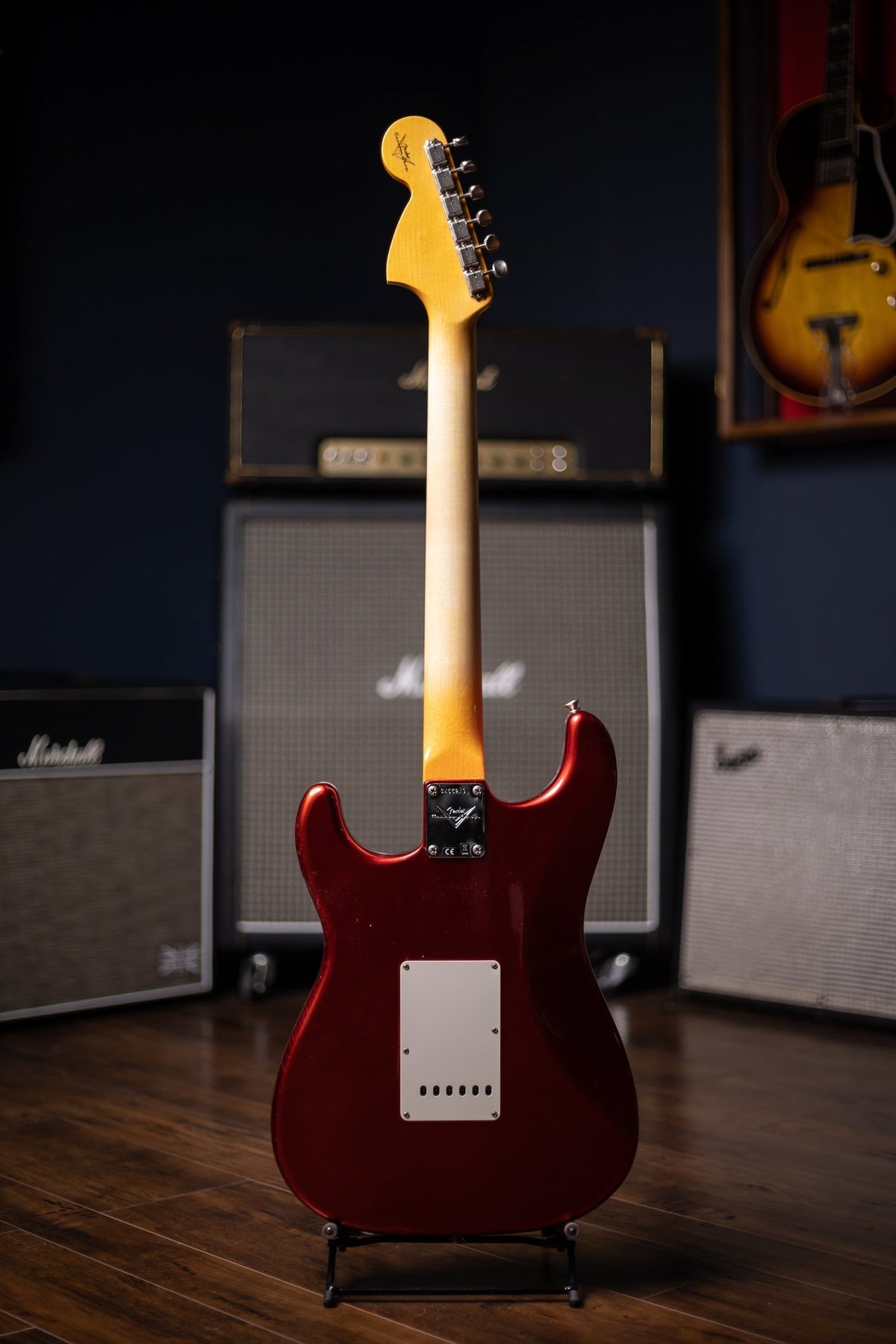 Fender Custom Shop '66 Stratocaster Deluxe Closet Classic Electric Guitar - Faded Aged Candy Apple Red