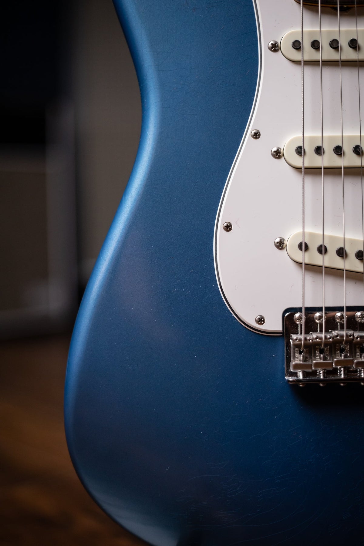 Fender Custom Shop '66 Stratocaster Deluxe Closet Classic Electric Guitar - Aged Lake Placid Blue