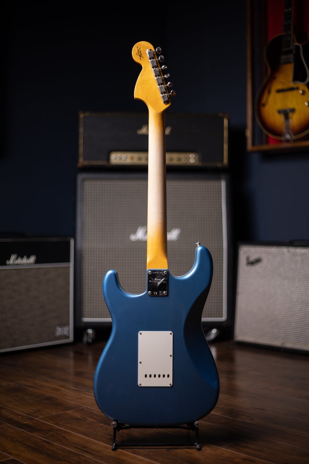 Fender Custom Shop '66 Stratocaster Deluxe Closet Classic Electric Guitar - Aged Lake Placid Blue