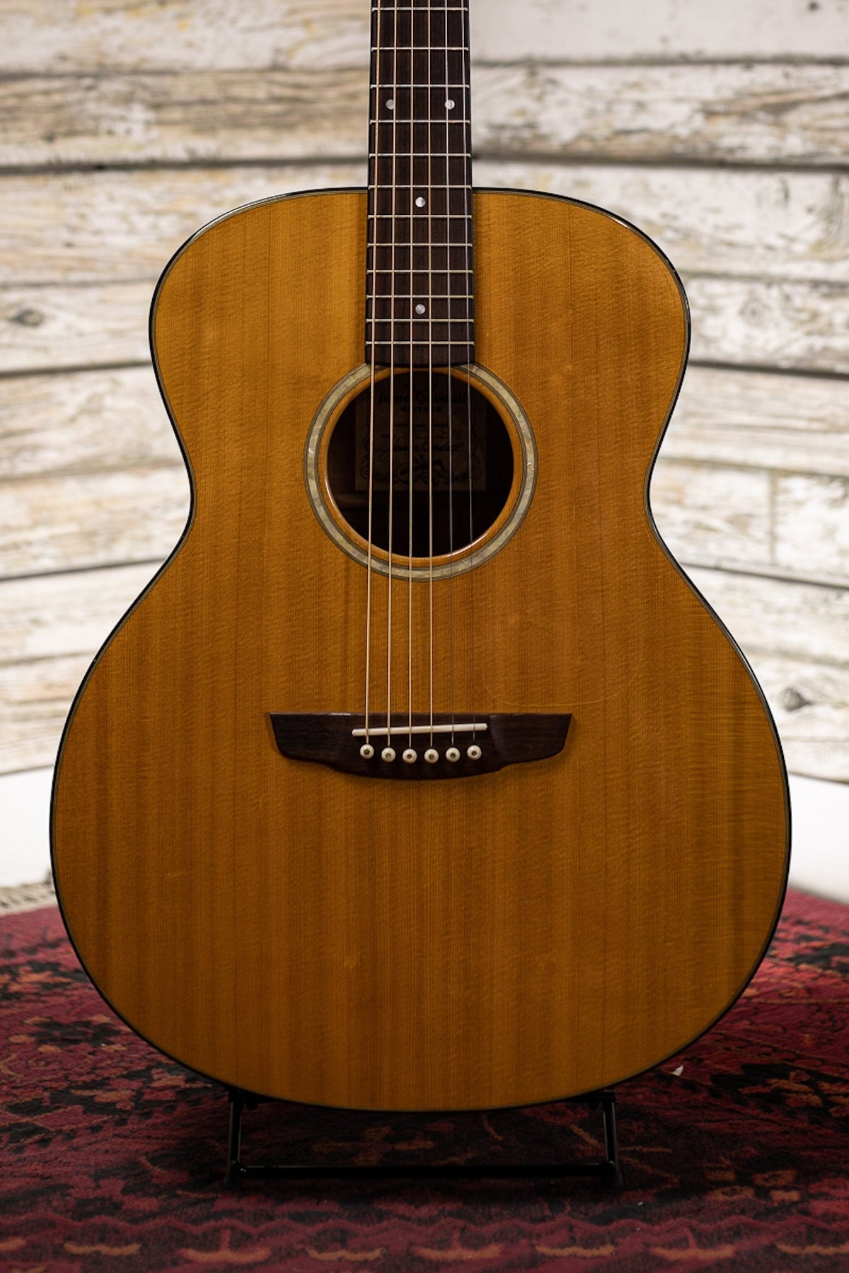 2001 Goodall Aloha Koa Concert Jumbo Acoustic Guitar - Natural