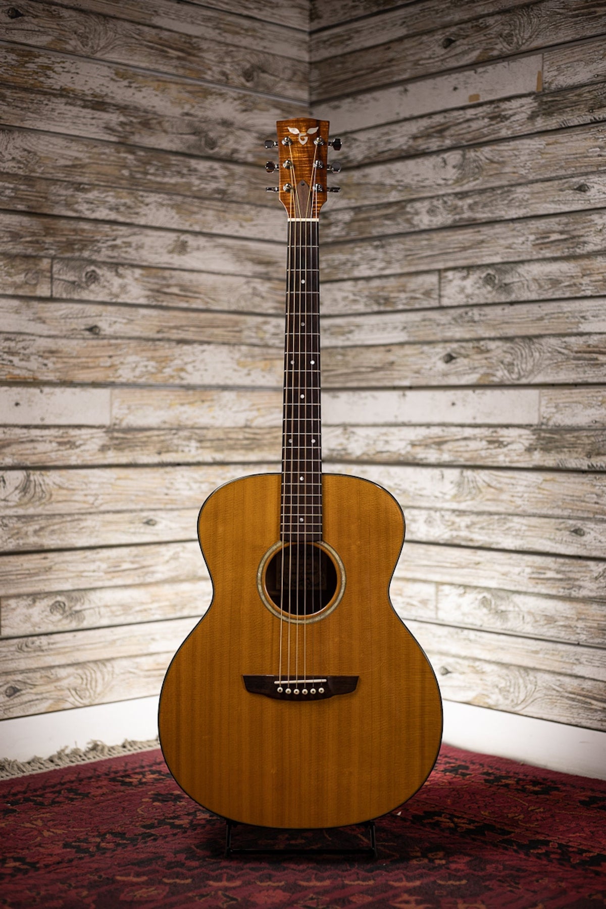 2001 Goodall Aloha Koa Concert Jumbo Acoustic Guitar - Natural