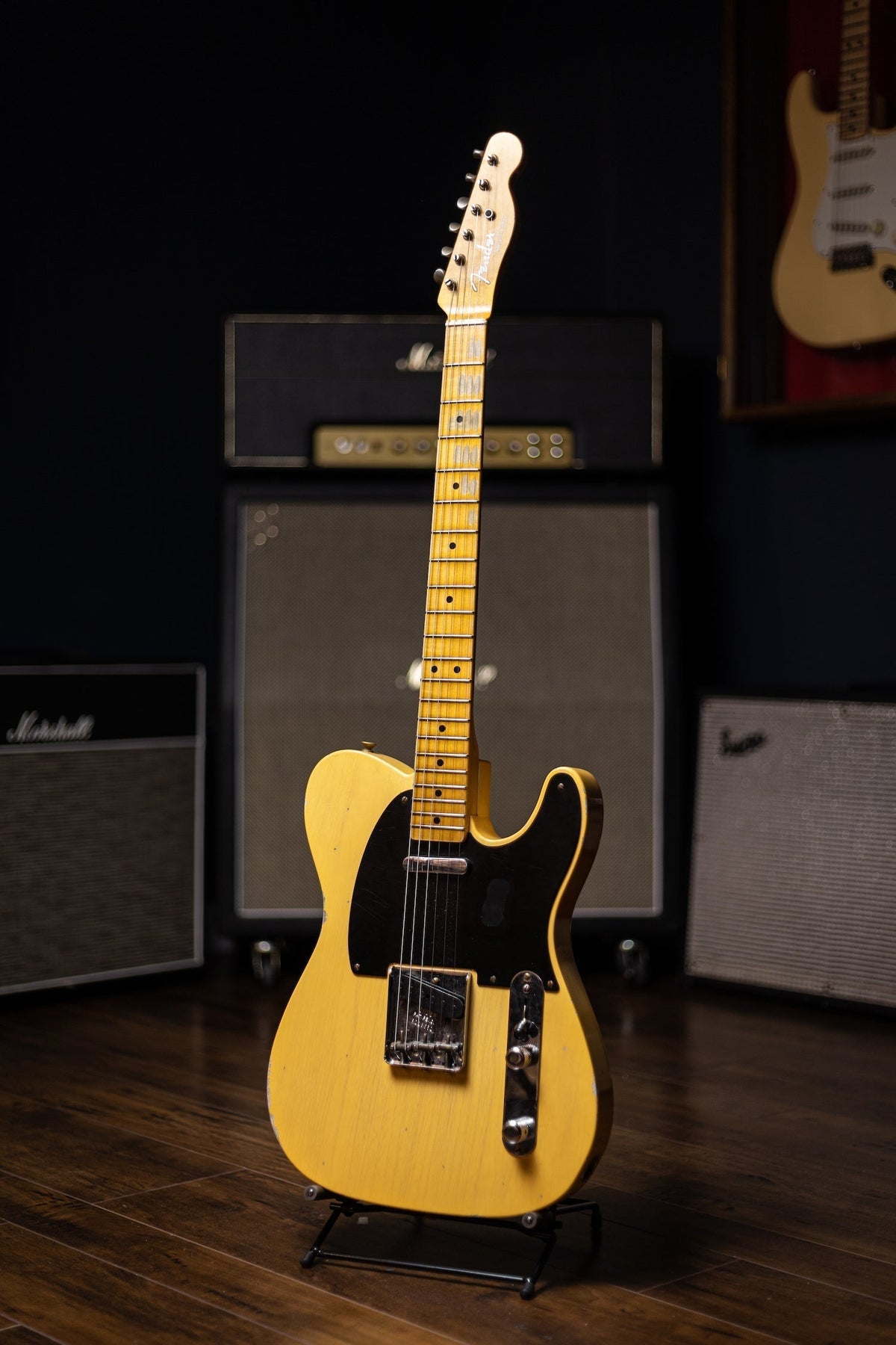 Fender Custom Shop LTD 70th Anniversary Broadcaster Electric Guitar - Aged Relic Nocaster Blonde