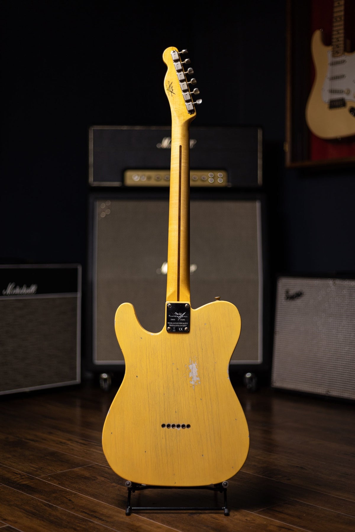 Fender Custom Shop LTD 70th Anniversary Broadcaster Electric Guitar - Aged Relic Nocaster Blonde