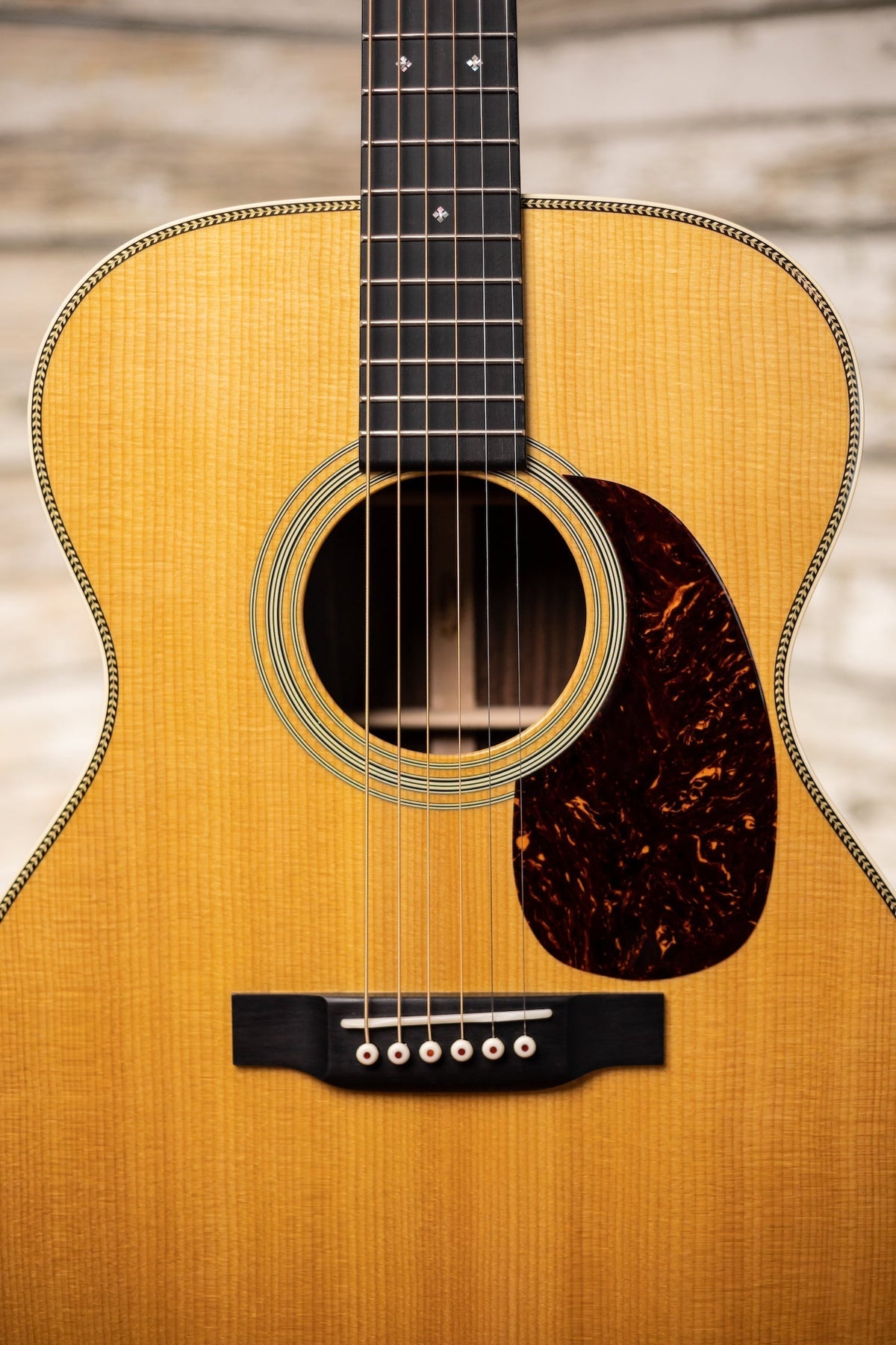 2020 Martin 000-28 Herringbone Acoustic Guitar - Natural