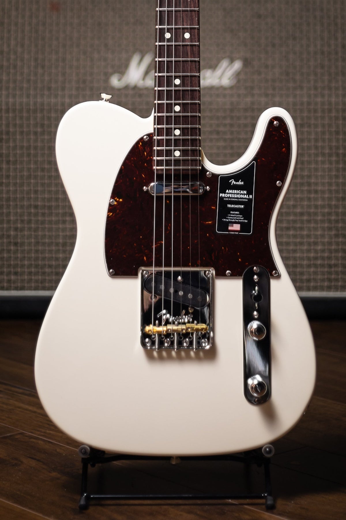 Fender American Professional II Telecaster Electric Guitar - Olympic White
