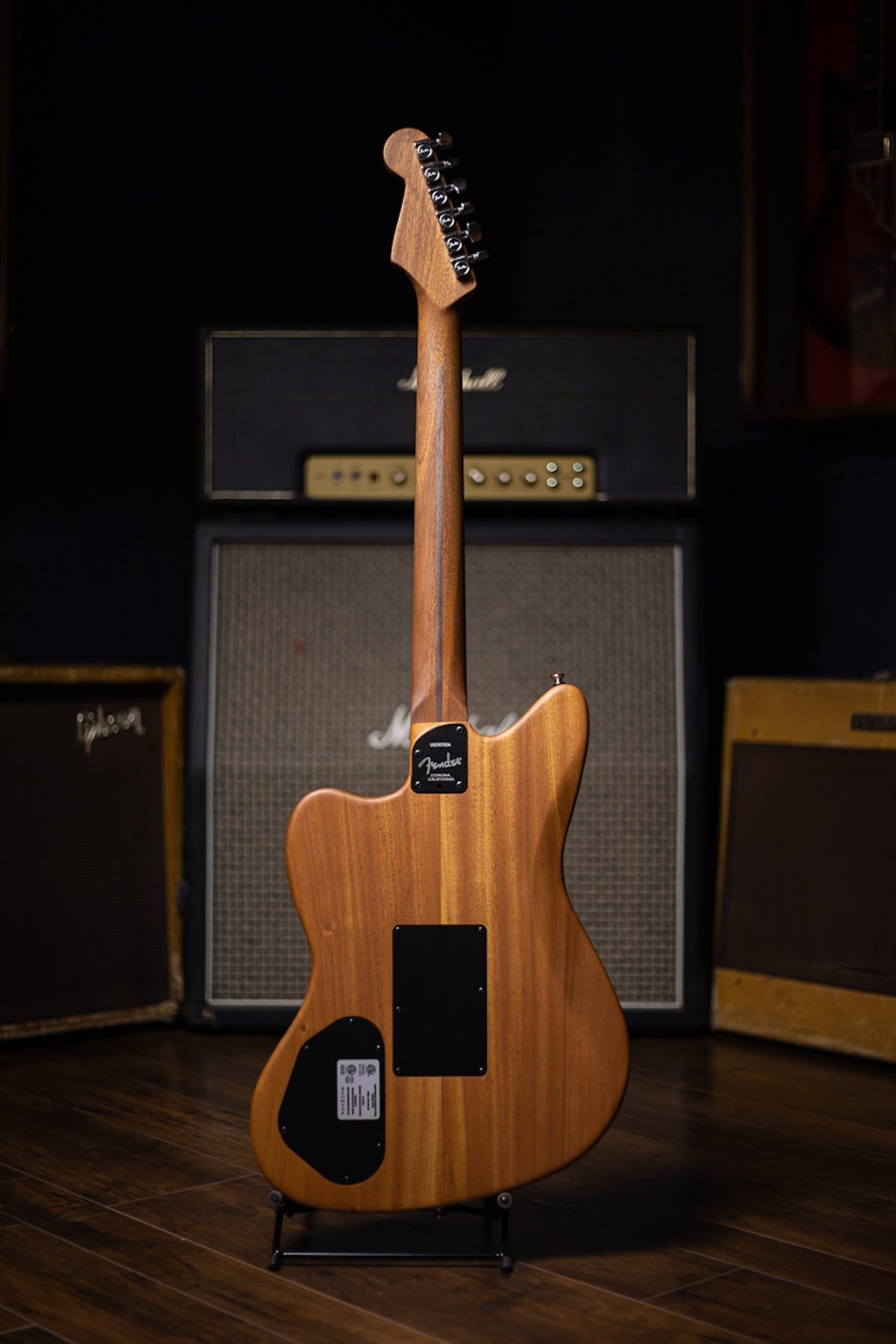 Fender American Acoustasonic Jazzmaster Electric Guitar - Arctic White