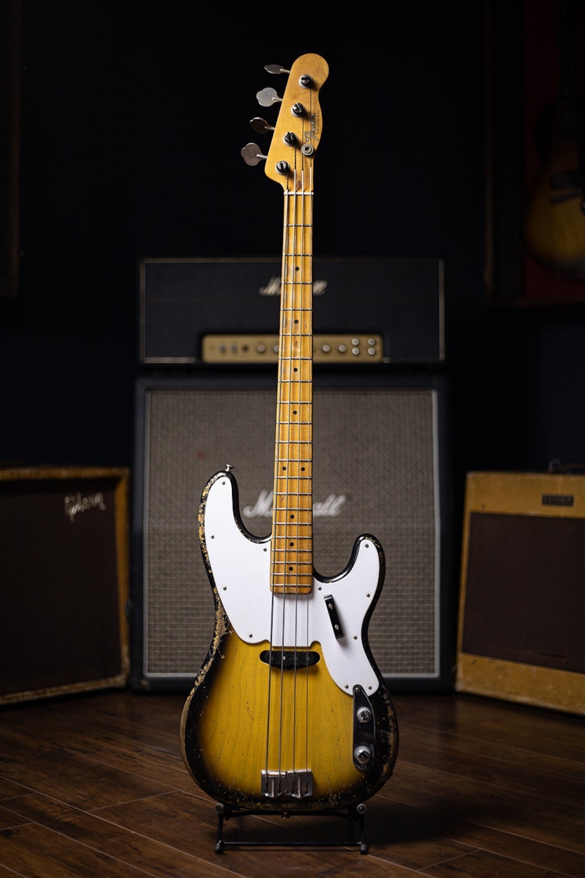 1968 Fender Telecaster Bass (1968 Neck, MJT Body, Seymour Duncan Pickups) - Sunburst