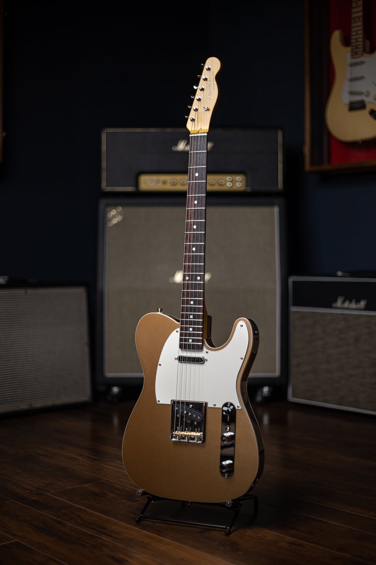 Fender JV Modified 60s Custom Telecaster Electric Guitar - Firemist Gold