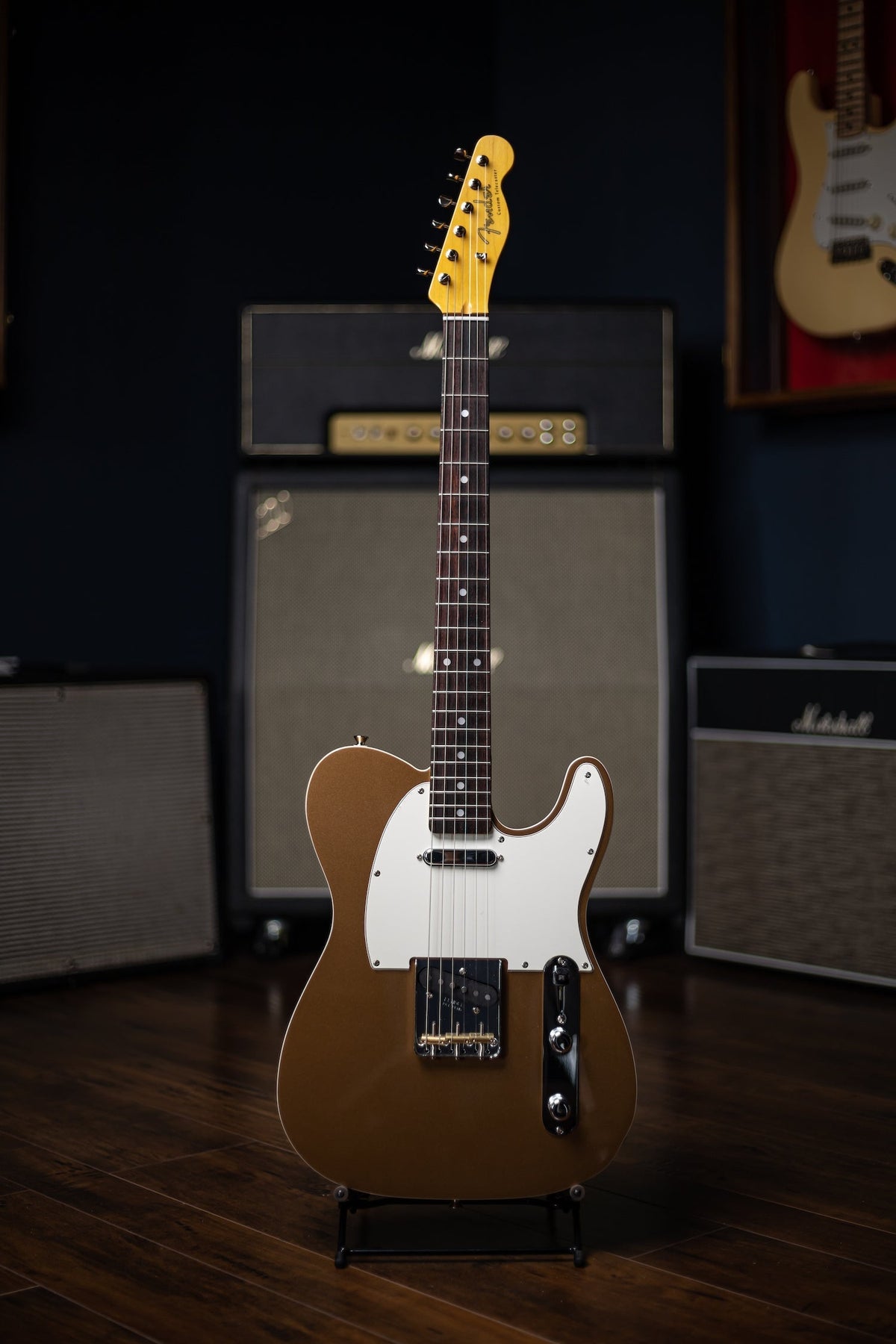 Fender JV Modified 60s Custom Telecaster Electric Guitar - Firemist Gold
