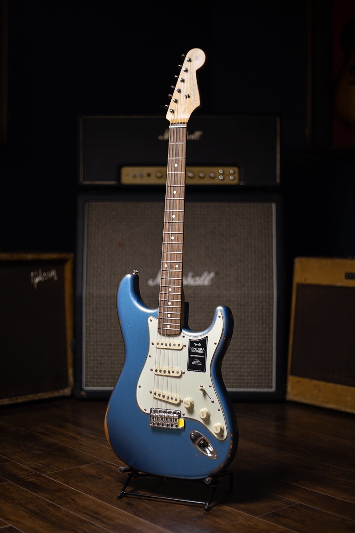 Fender Vintera '60s Road Worn Stratocaster Electric Guitar - Lake Placid Blue