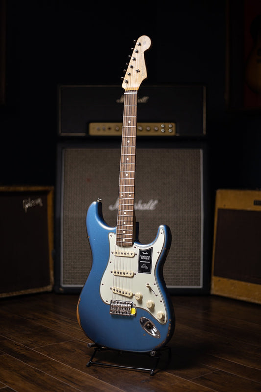 Fender Vintera '60s Road Worn Stratocaster Electric Guitar - Lake Placid Blue