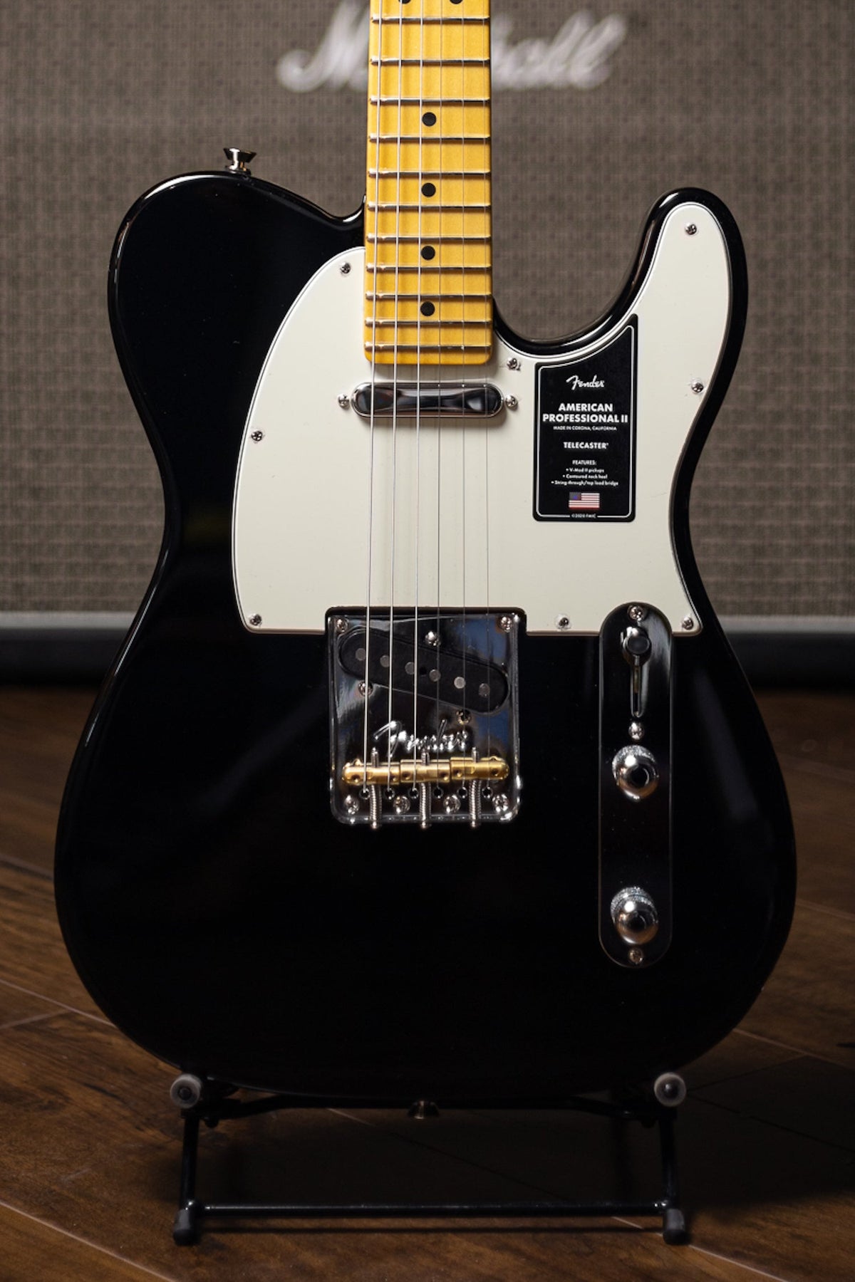 Fender American Professional II Telecaster Electric Guitar - Black