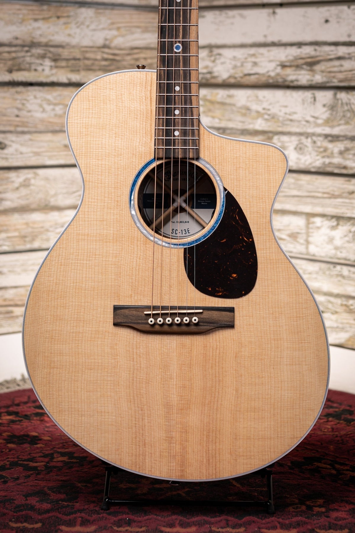Martin SC-13E Acoustic-Electric Guitar - Natural