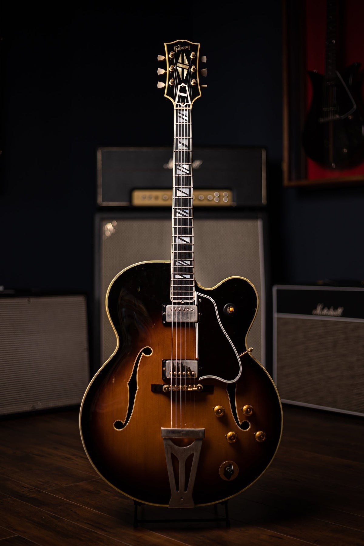 1961 Gibson Super 400 CES with Factory Varitone Stereo Electric Guitar - Sunburst