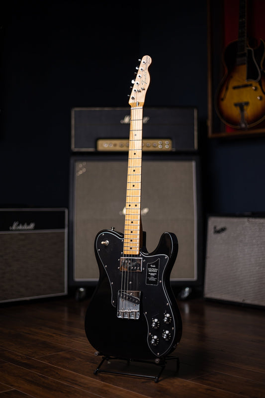 Fender Vintera '70s Telecaster Custom Electric Guitar - Black
