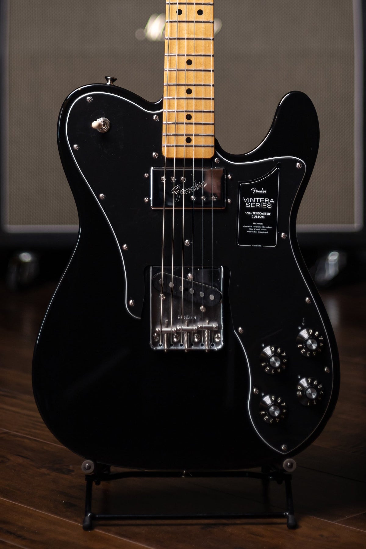 Fender Vintera '70s Telecaster Custom Electric Guitar - Black