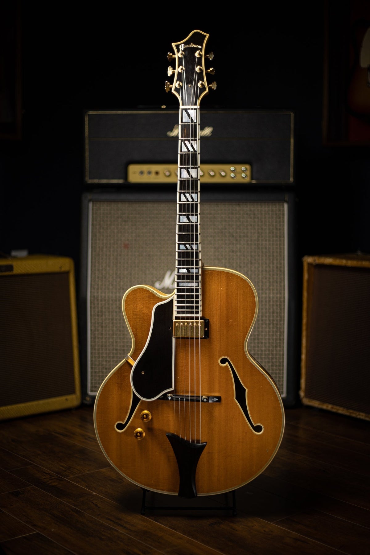 1998 Goodman EL17 Archtop Left Handed Electric Guitar