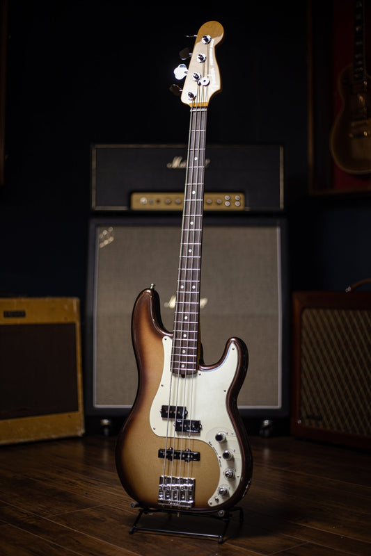 2020 Fender American Ultra Precision Bass - Mocha Burst