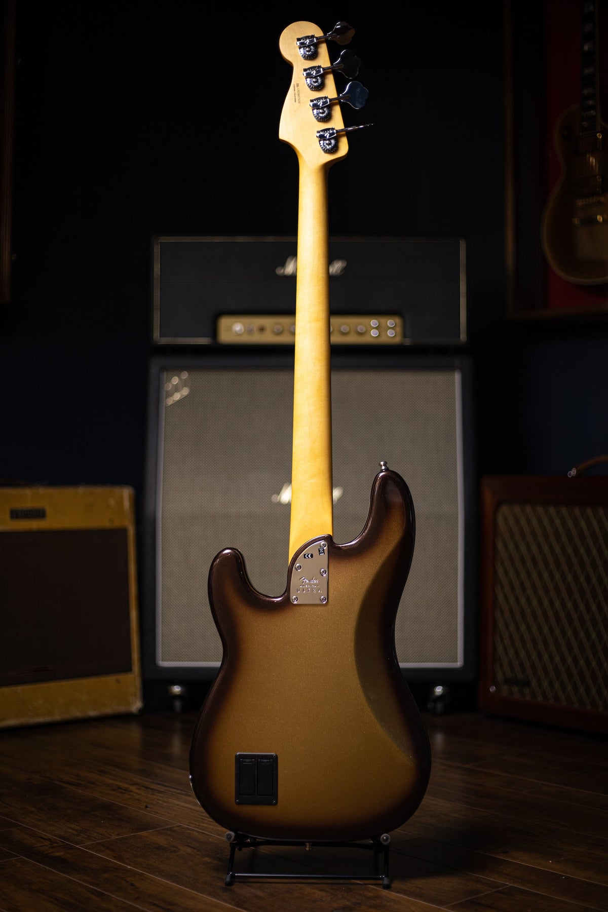 2020 Fender American Ultra Precision Bass - Mocha Burst