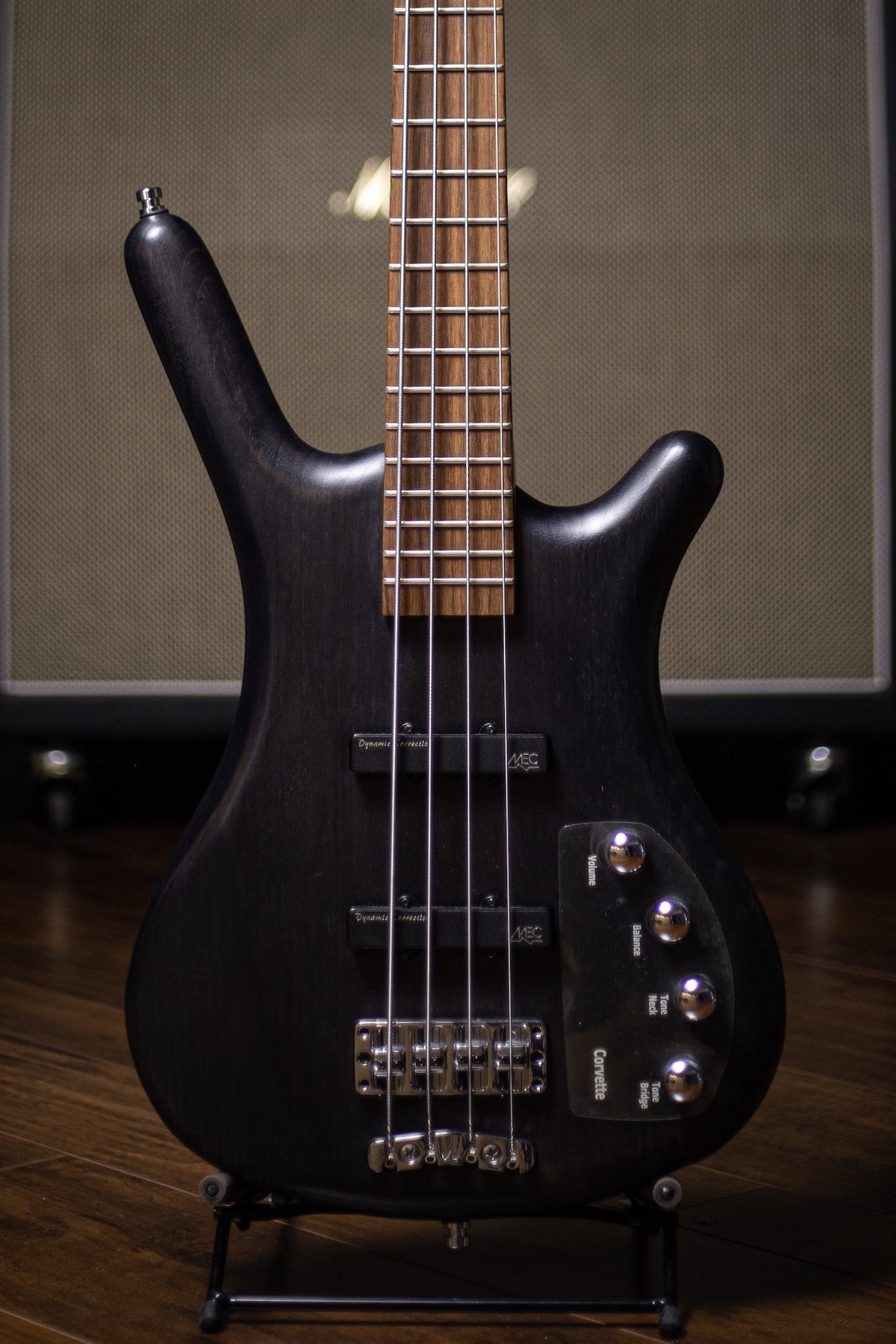 2000's Warwick Rockbass Corvette Taranis 4 String - Trans Black