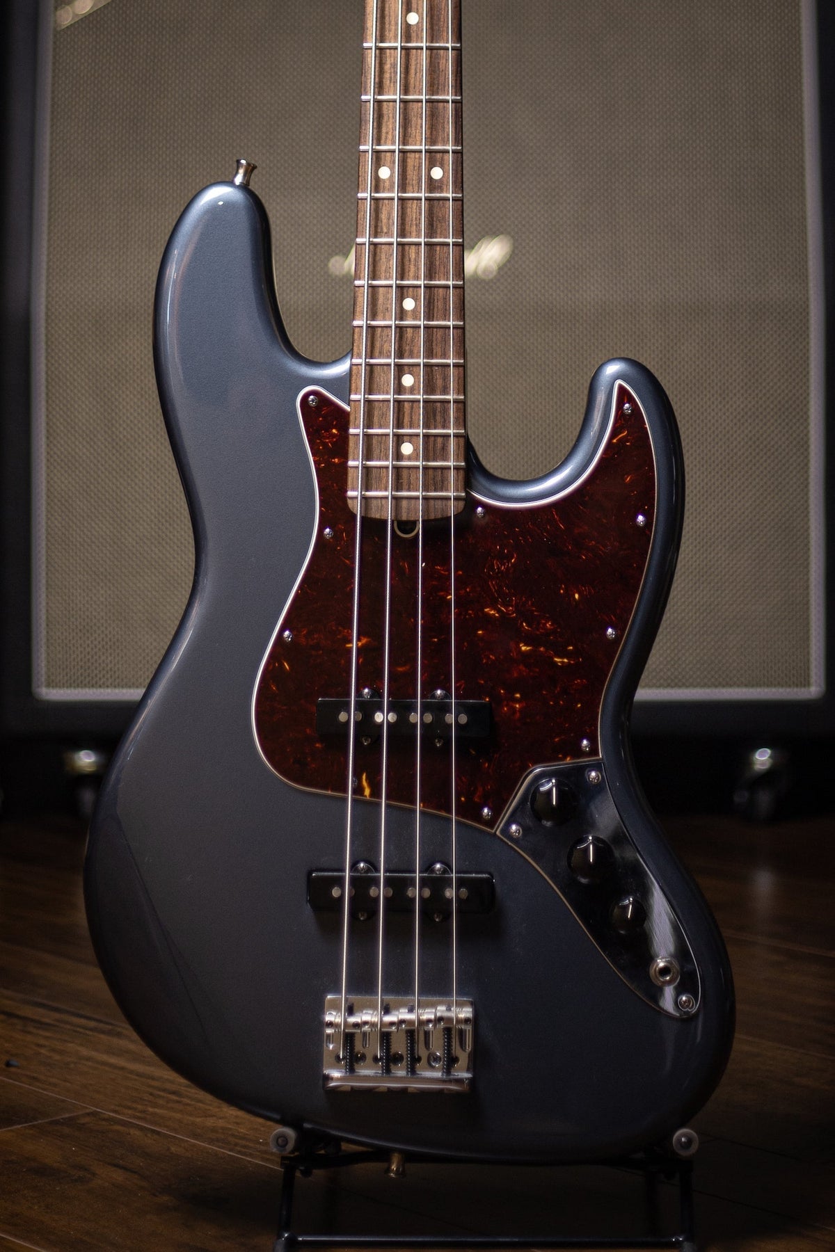 2012 Fender American Standard Jazz Bass - Metallic Charcoal