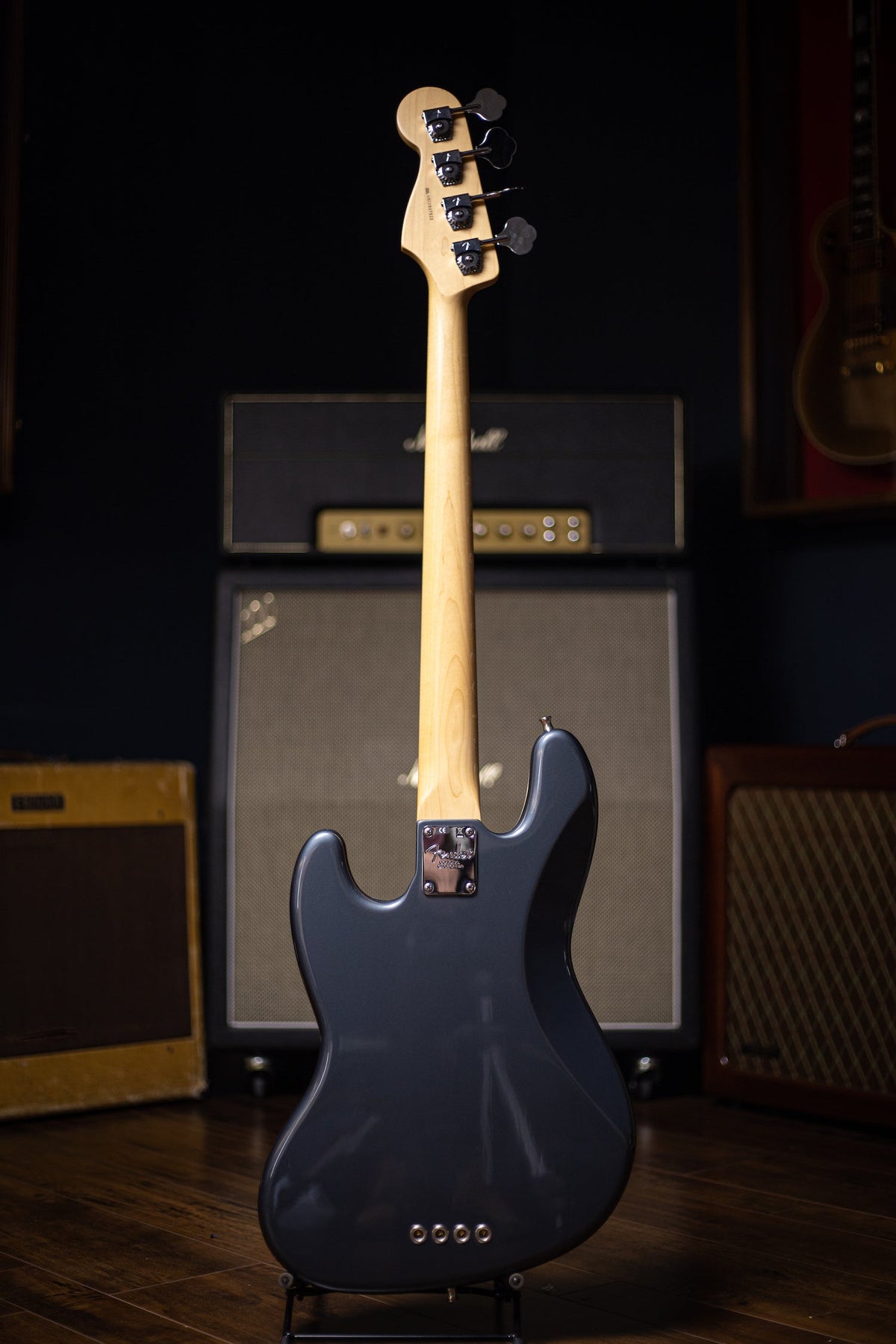 2012 Fender American Standard Jazz Bass - Metallic Charcoal