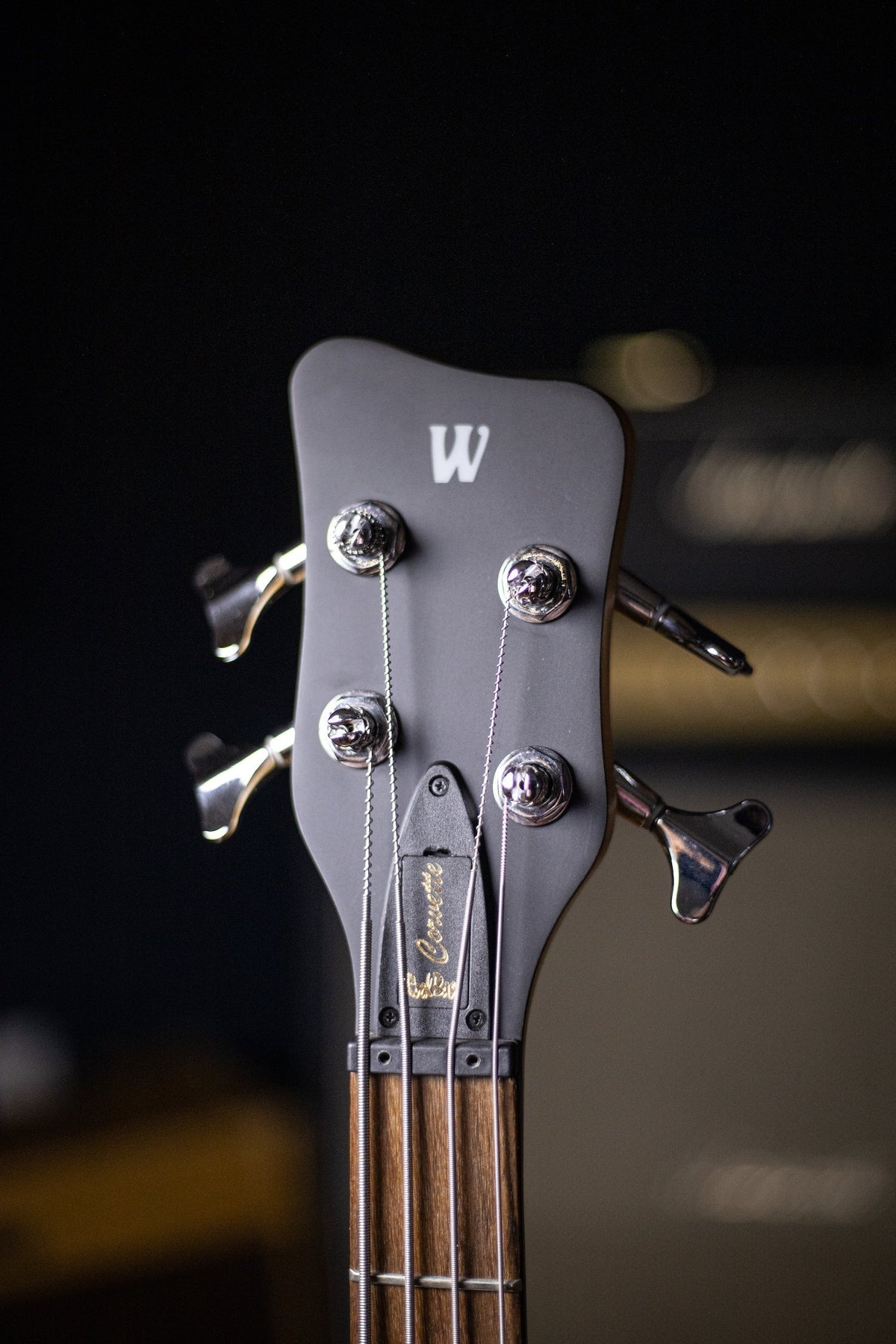 2000's Warwick Rockbass Corvette Taranis 4 String - Trans Black