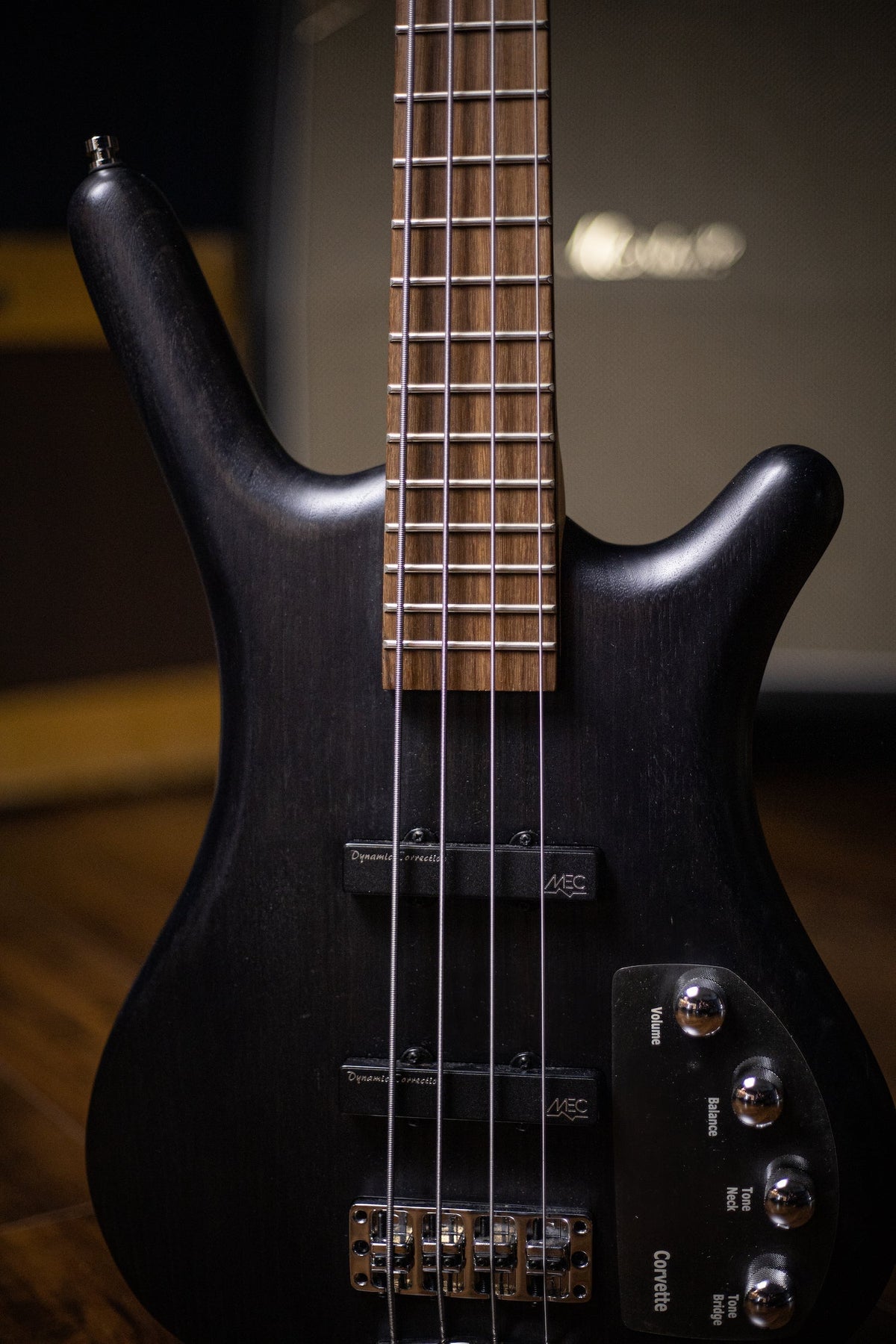 2000's Warwick Rockbass Corvette Taranis 4 String - Trans Black