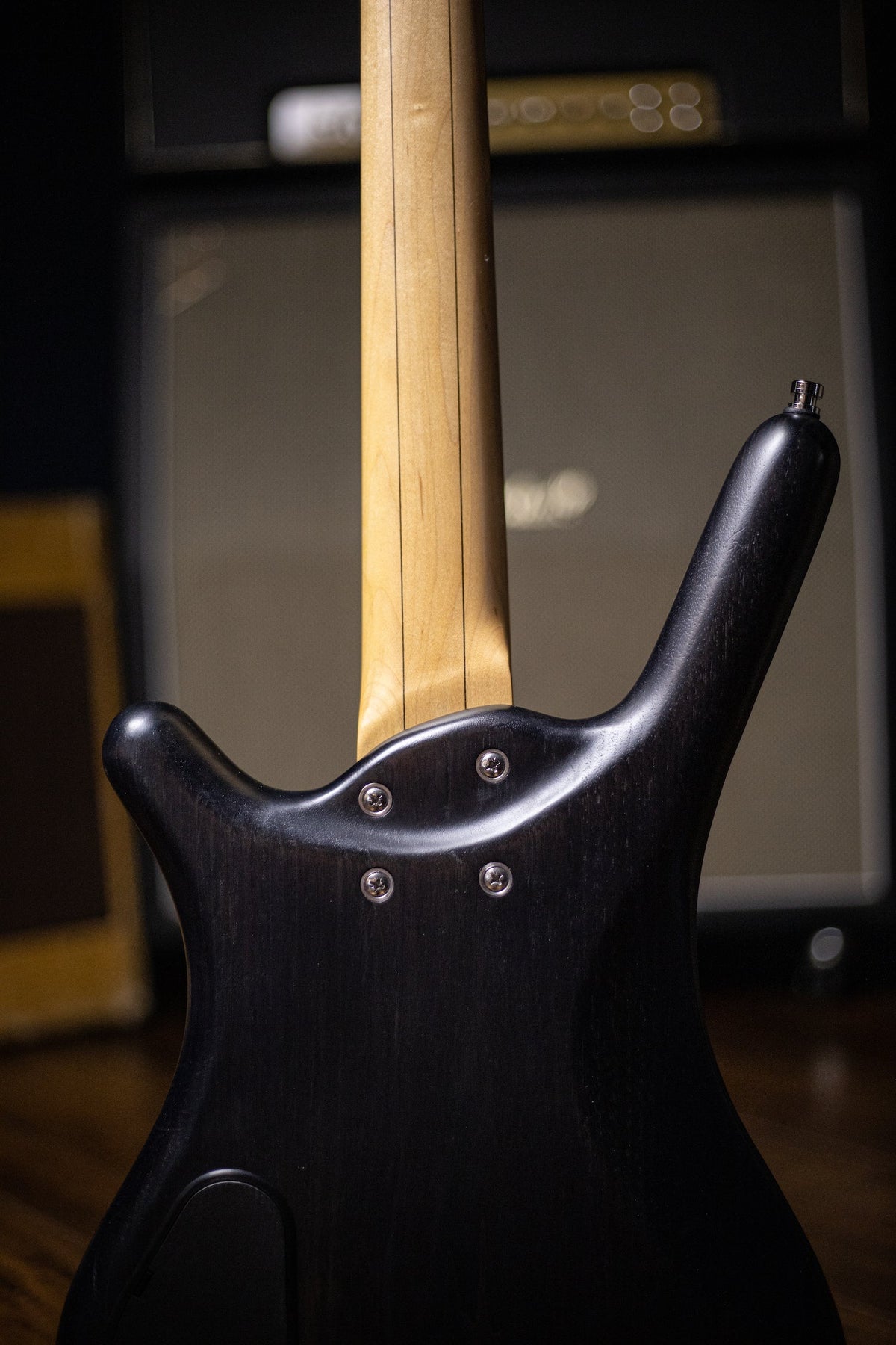 2000's Warwick Rockbass Corvette Taranis 4 String - Trans Black