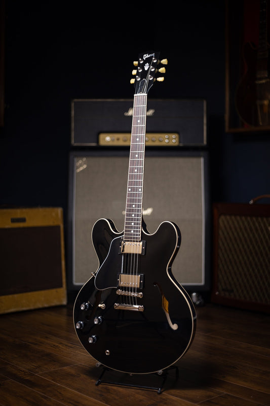 Gibson ES-335 Left-Handed Electric Guitar - Vintage Ebony