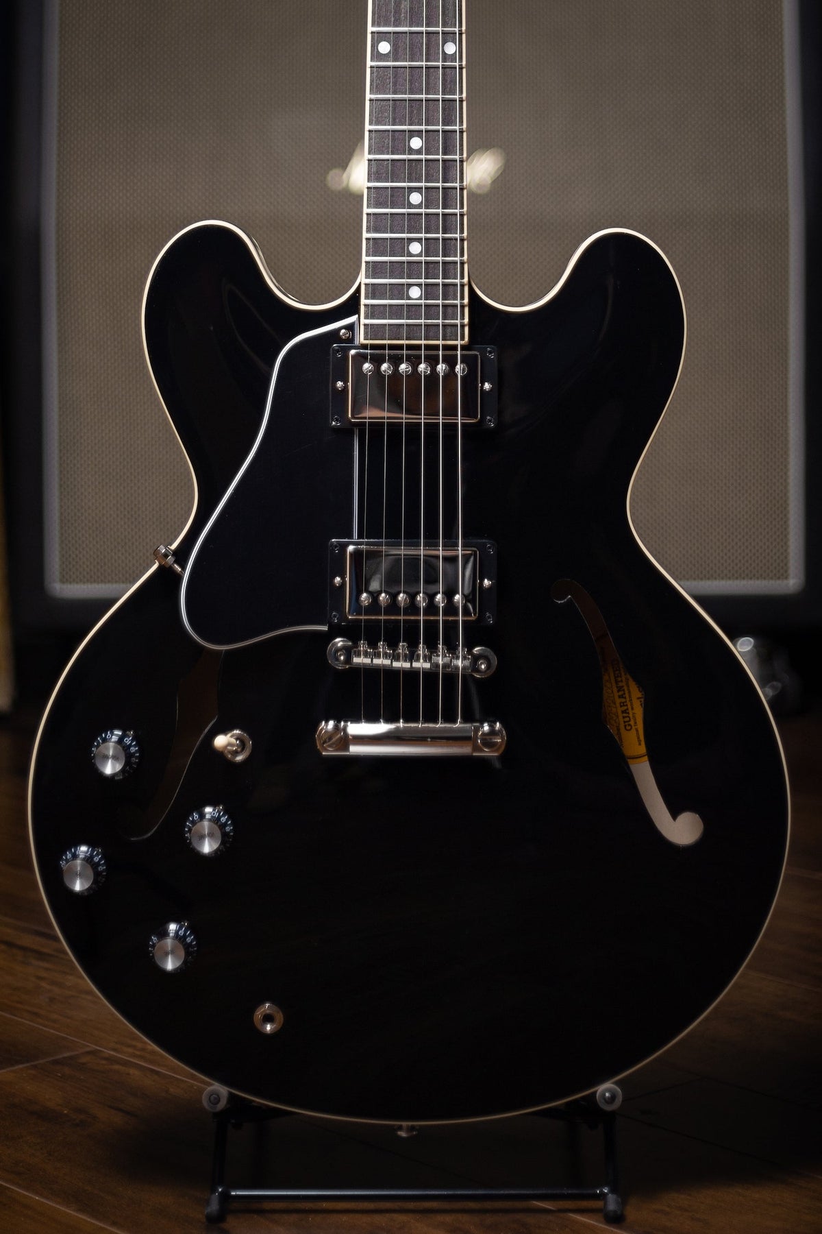 Gibson ES-335 Left-Handed Electric Guitar - Vintage Ebony