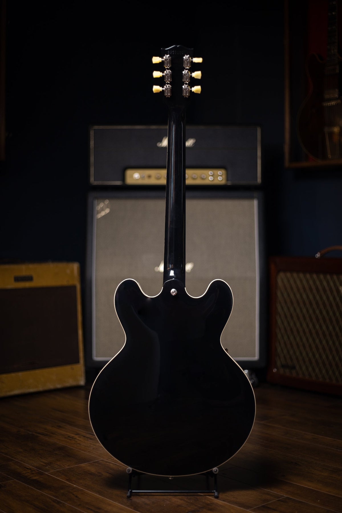 Gibson ES-335 Left-Handed Electric Guitar - Vintage Ebony