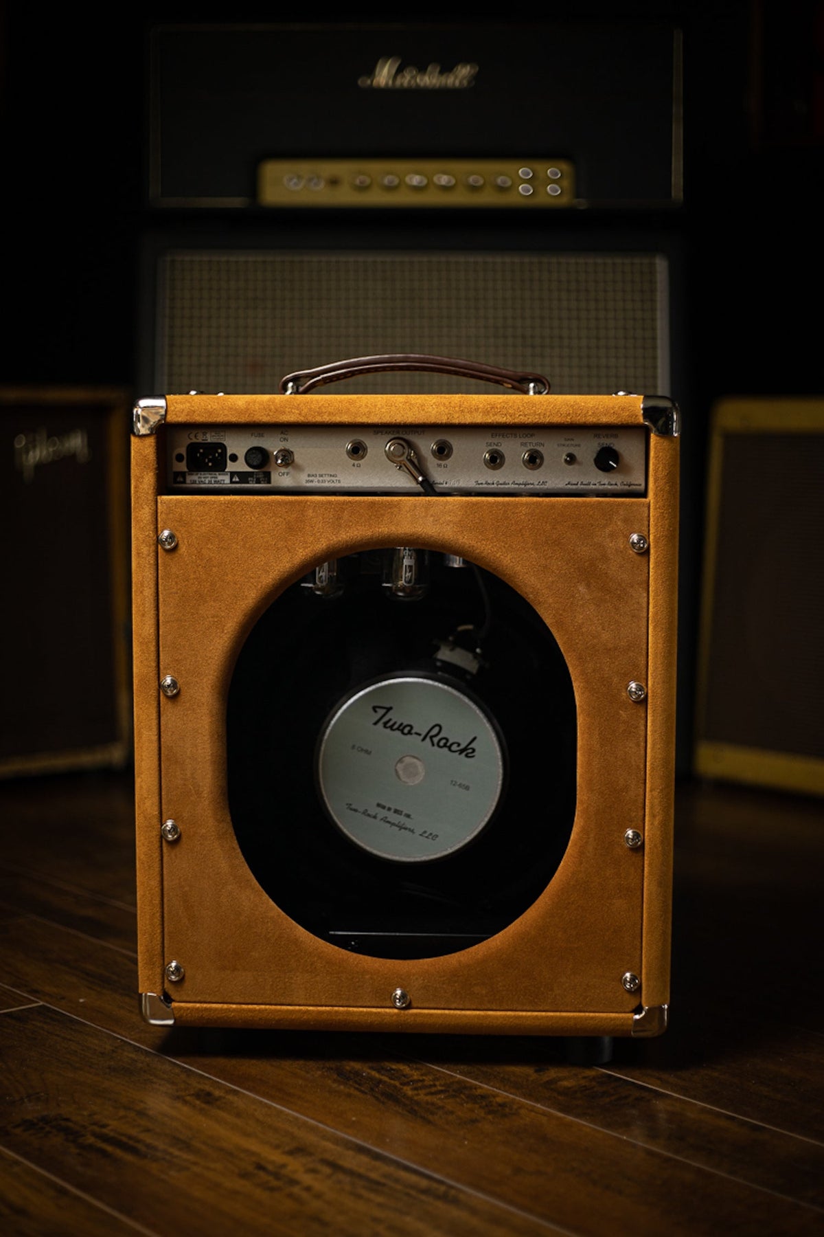Pre-Order: Two-Rock Studio Signature 35 Watt Combo Amp - Silver Chassis, Golden Brown Suede, Brown Diamond Grill