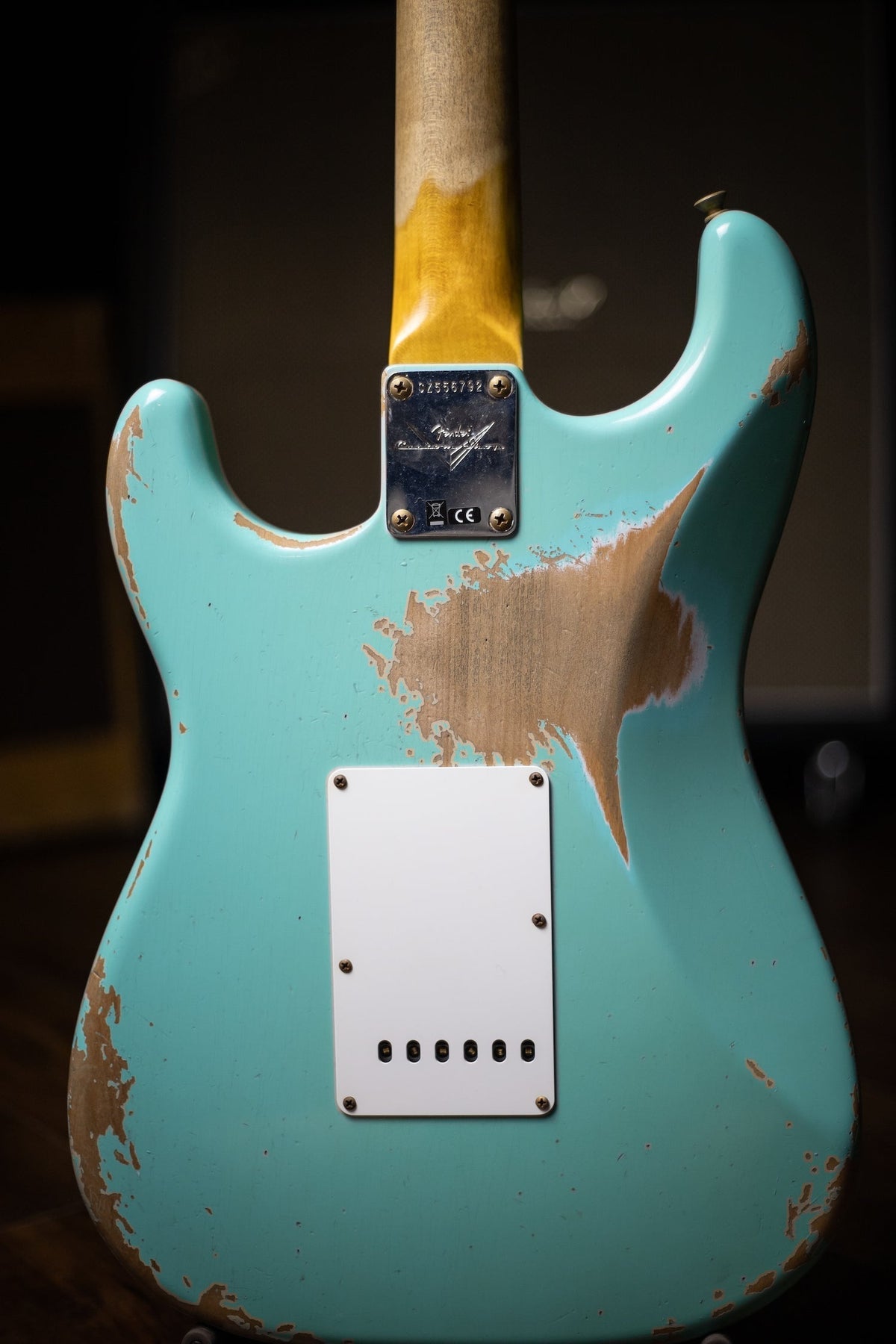 Fender Custom Shop Reissue '60 Stratocaster Heavy Relic Electric Guitar - Seafoam Green