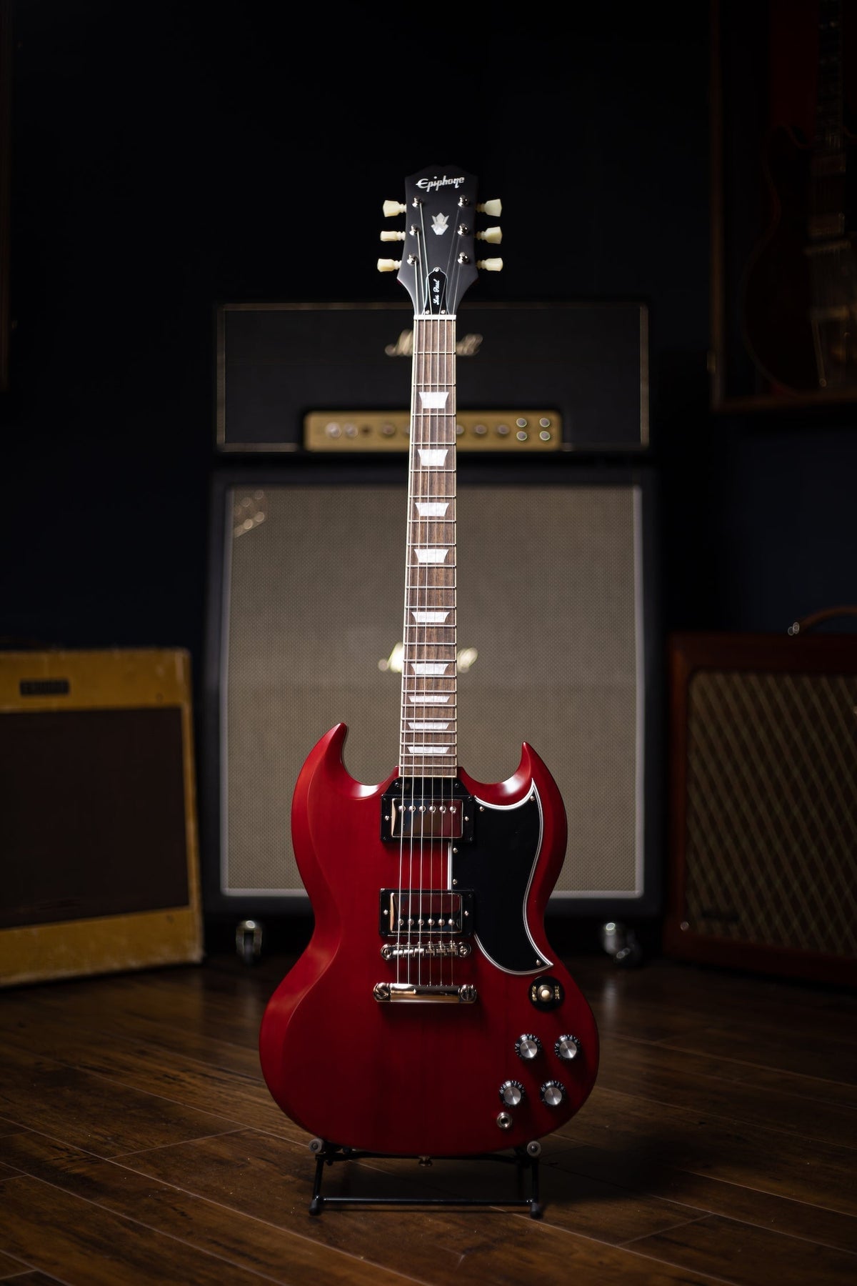 Epiphone 1961 Les Paul SG Standard Electric Guitar - Aged Sixties Cherry