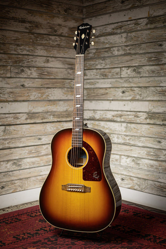 Epiphone Texan USA Acoustic-Electric Guitar - Vintage Sunburst