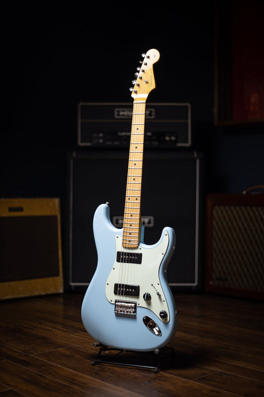 Fender Noventa Stratocaster Electric Guitar - Daphne Blue