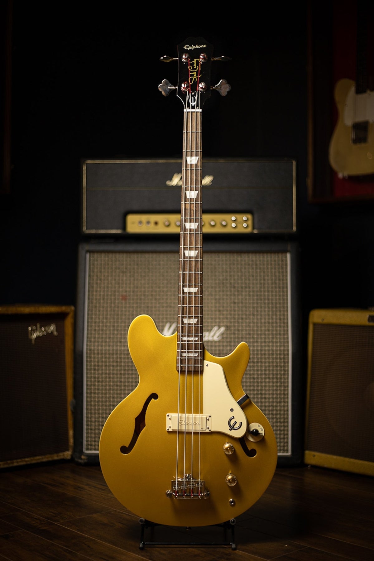 Epiphone Jack Casady Signature Bass - Metallic Gold