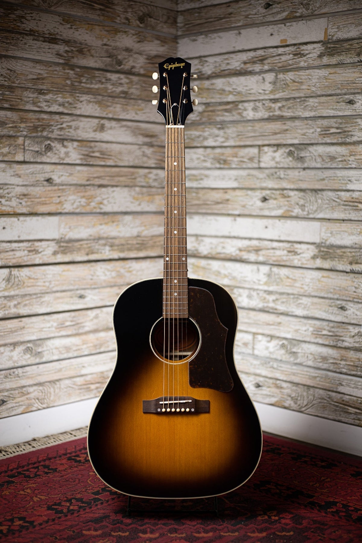 Epiphone Masterbilt J-45 Acoustic-Electric Guitar - Aged Vintage Sunburst Gloss