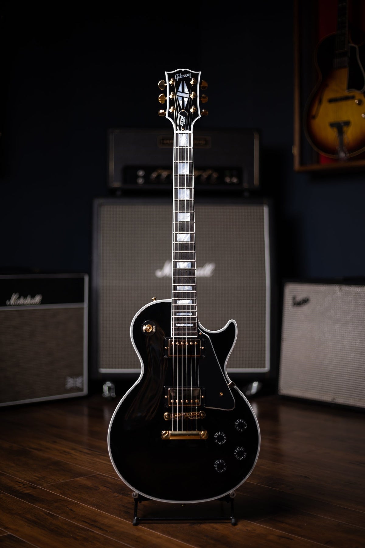 Gibson Les Paul Custom Electric Guitar - Ebony