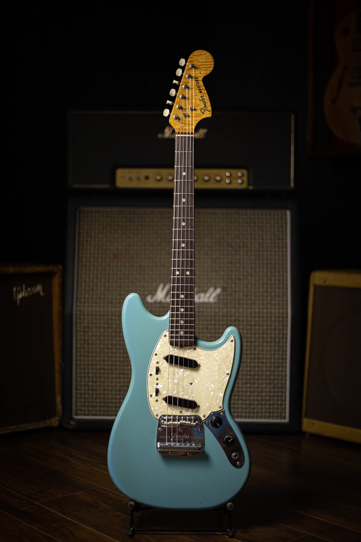 1967 Fender Mustang Electric Guitar - Daphne Blue