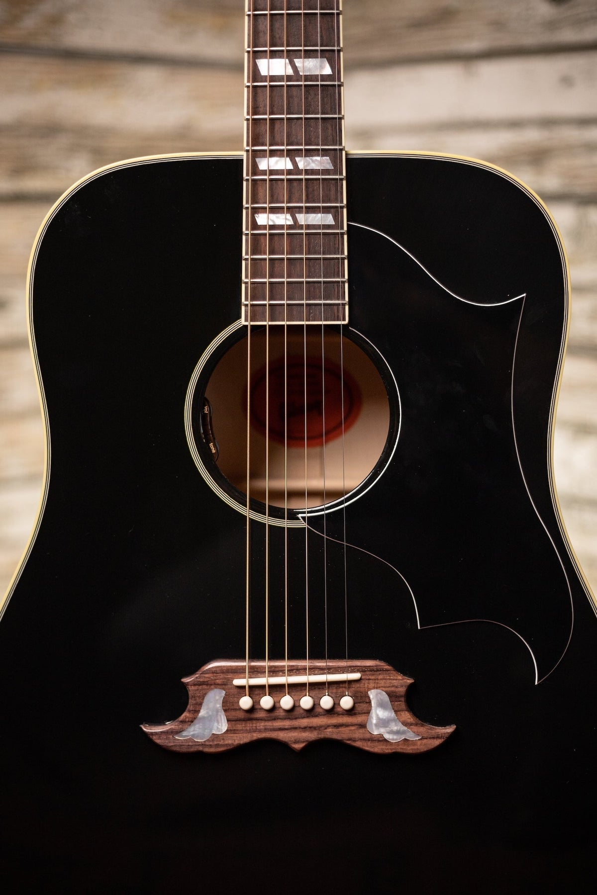 Gibson Elvis Dove Acoustic-Electric Guitar - Ebony
