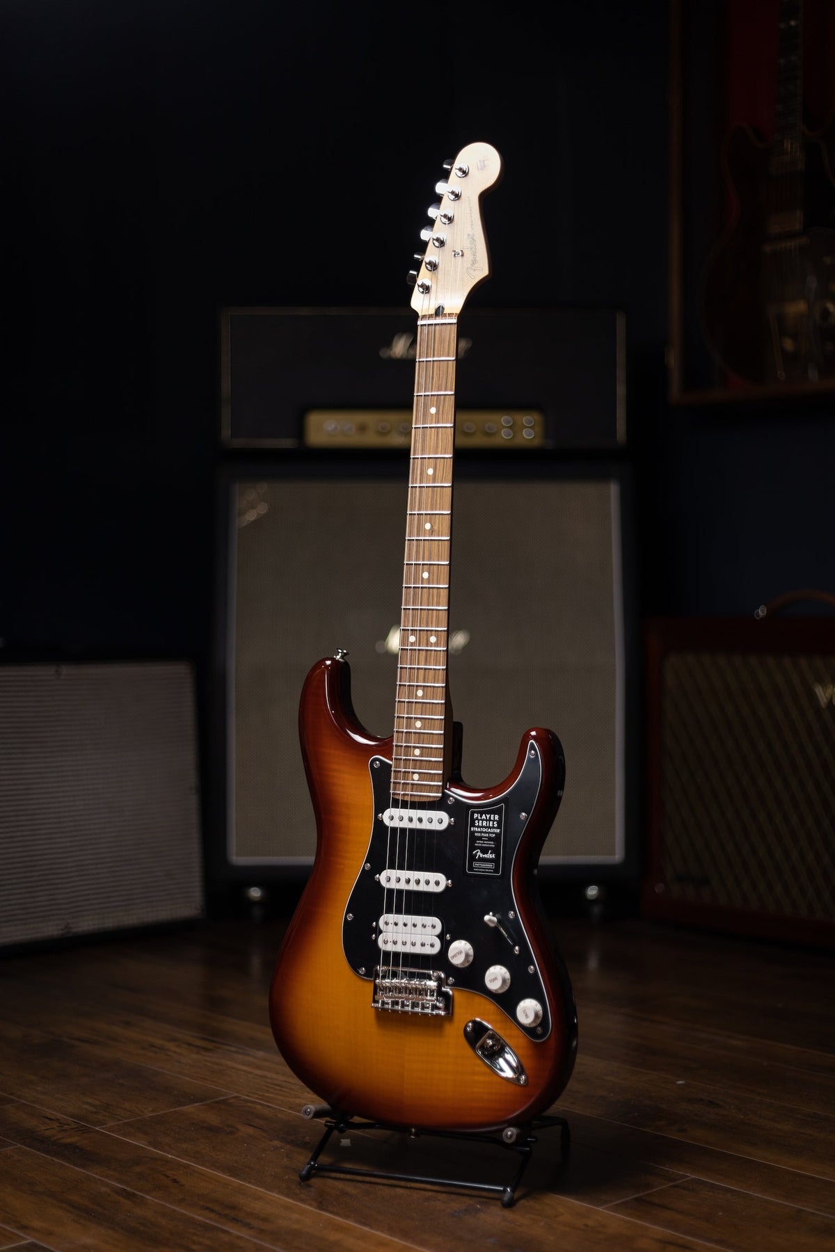 Fender Stratocaster HSS Plus Top Electric Guitar - Tobacco Sunburst