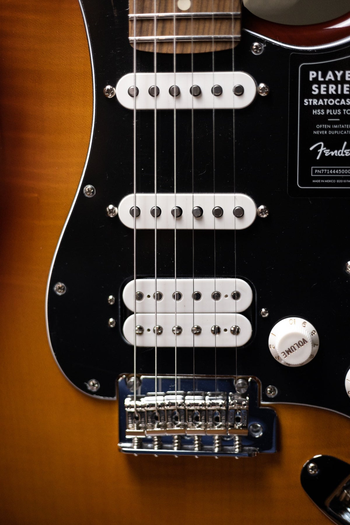 Fender Stratocaster HSS Plus Top Electric Guitar - Tobacco Sunburst