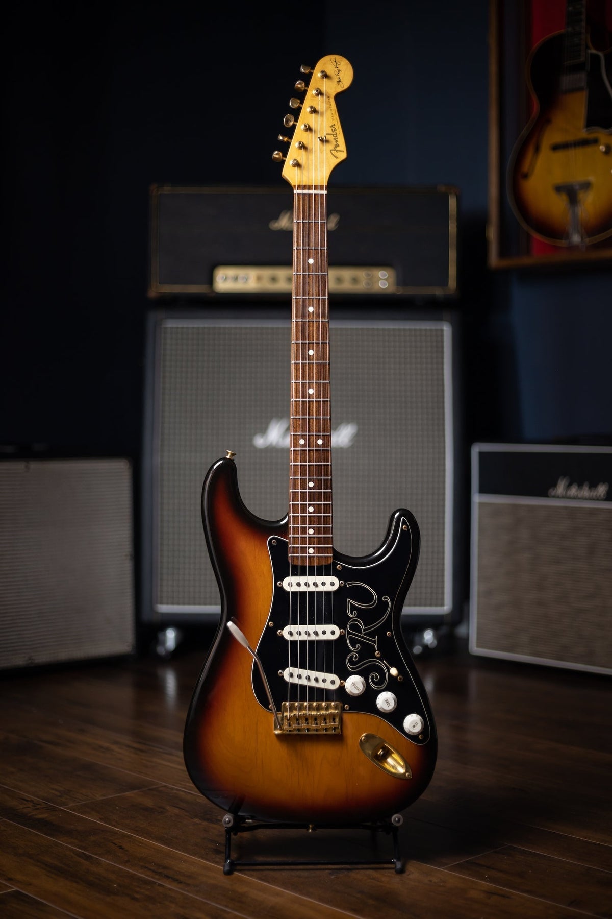 1992 Fender Stevie Ray Vaughn Stratocaster Electric Guitar - Sunburst