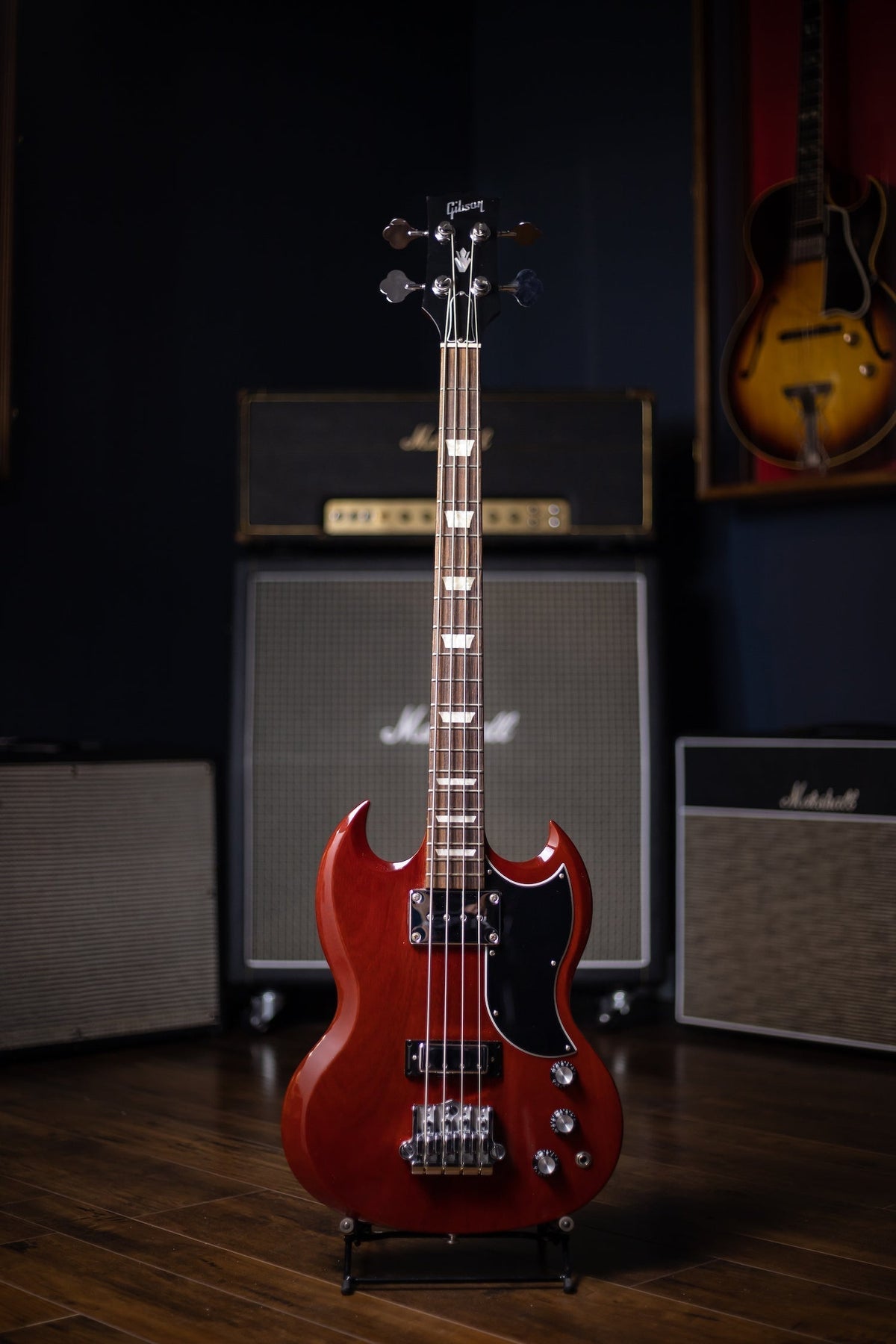 2018 Gibson SG Standard Bass Guitar - Heritage Cherry